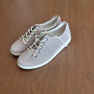 Ecco Soft 2.0 Stylish Fibre System Walking Shoes Womens sneakers Size 6-6.5 New